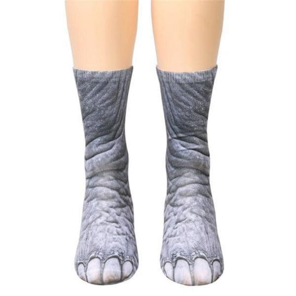Animal Feet Printed Socks - Image 3