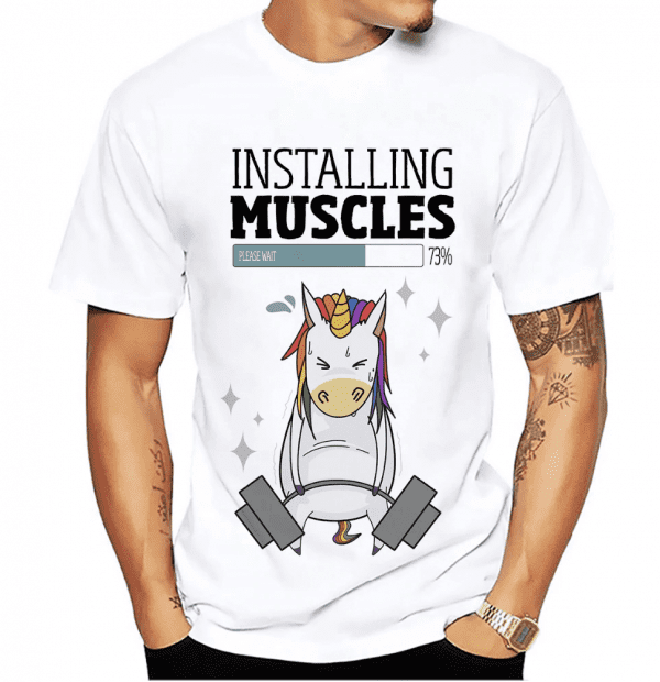 Unicorn Muscle Shirt - Image 2
