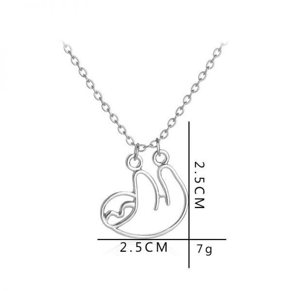 Sloth Wildlife Fashion Necklace - Image 6