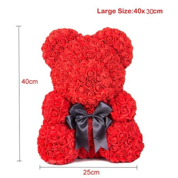 Rose-Covered Teddy Bear - Image 7