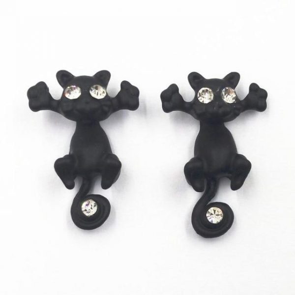 Trap Cat Stud Earrings - Image 16