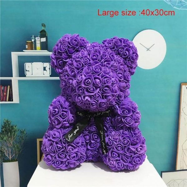 Rose-Covered Teddy Bear - Image 10