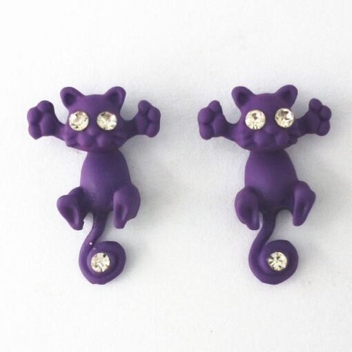 Trap Cat Stud Earrings - Image 8