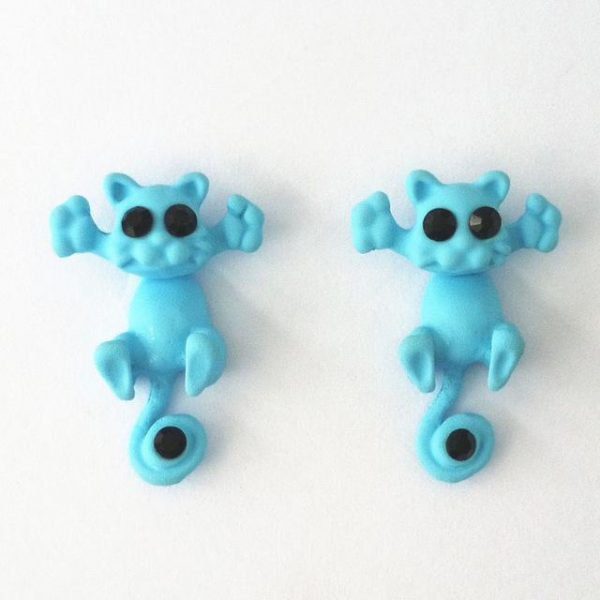Trap Cat Stud Earrings - Image 10
