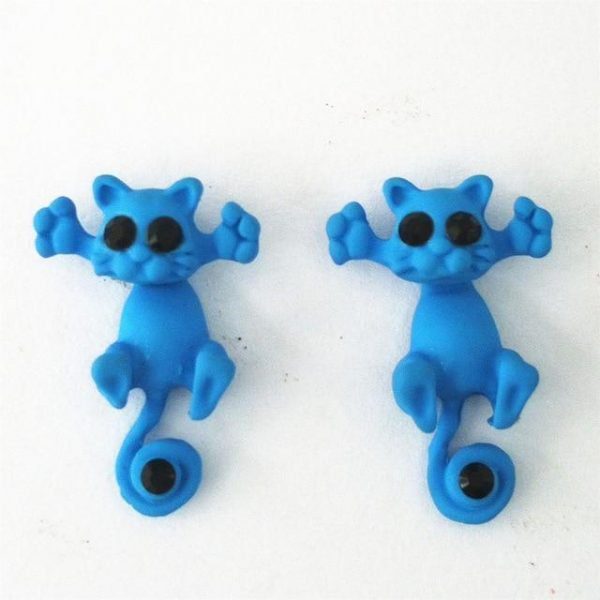 Trap Cat Stud Earrings - Image 12
