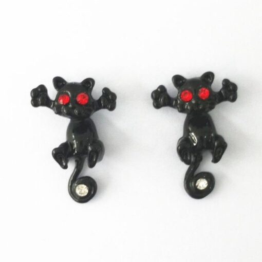 Trap Cat Stud Earrings - Image 14