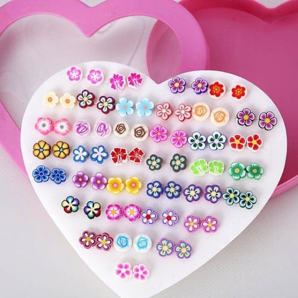 Clay Stud Children Earrings - Image 9