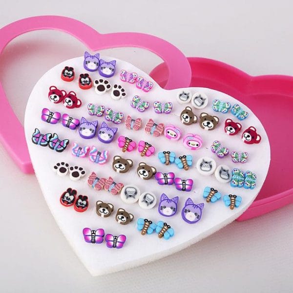 Clay Stud Children Earrings - Image 10