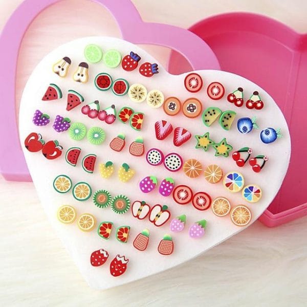 Clay Stud Children Earrings - Image 11