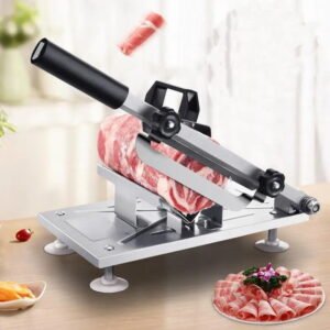 Stainless Steel Manual Frozen Meat Universal Food Slicer