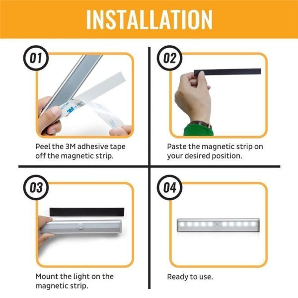 Wireless LED Motion Sensor Cabinet Light - Image 6