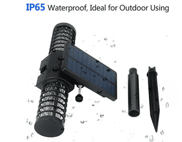 Solar Panel Powered UV Mosquito Killer Bug Zapper - Image 9