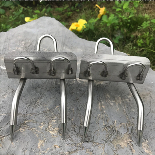 Tree Climbing Spikes Stainless Steel Safe Tree Climbing Gear