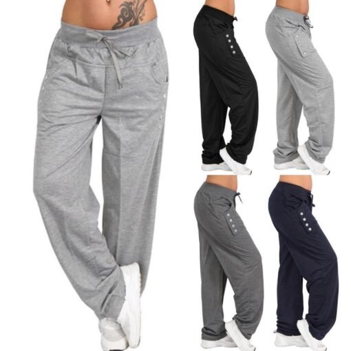 Women's Jogger Pants Elastic with 6 Pockets - Ninja New