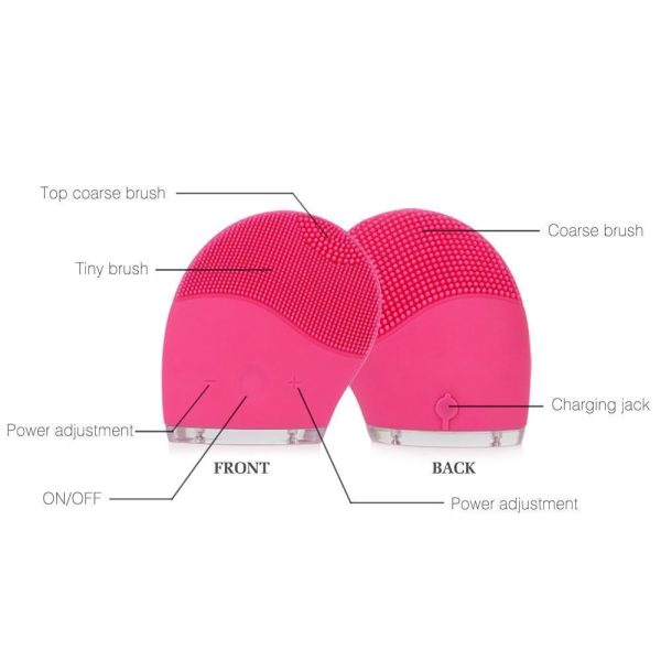 Waterproof Silicone Facial Cleansing Brush - Image 5