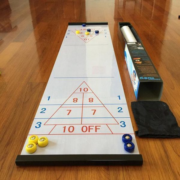 Tabletop Bullseye Curling Game - Image 2