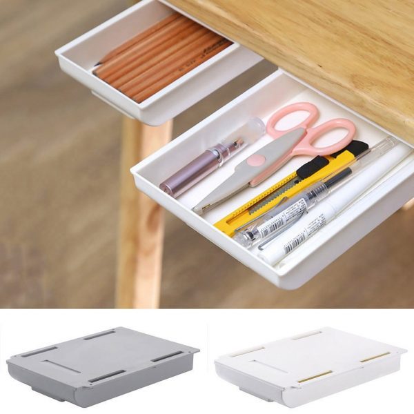 Stand Self-adhesive Table Storage Drawer