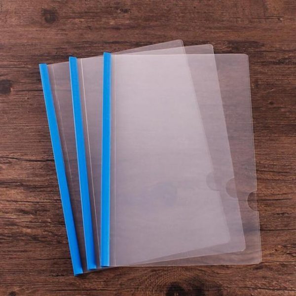 A4 Transparent Rod Clamp File Folder (4 Loaded Rods) | Professional Report Cover for Office & Schoo - Image 2