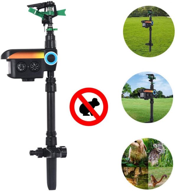 SprayCrow - Solar Powered Motion Activated Animal Repellent Garden Sprinkler - Image 3