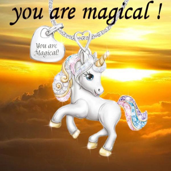 Rainbow Unicorn Necklace - Image 3