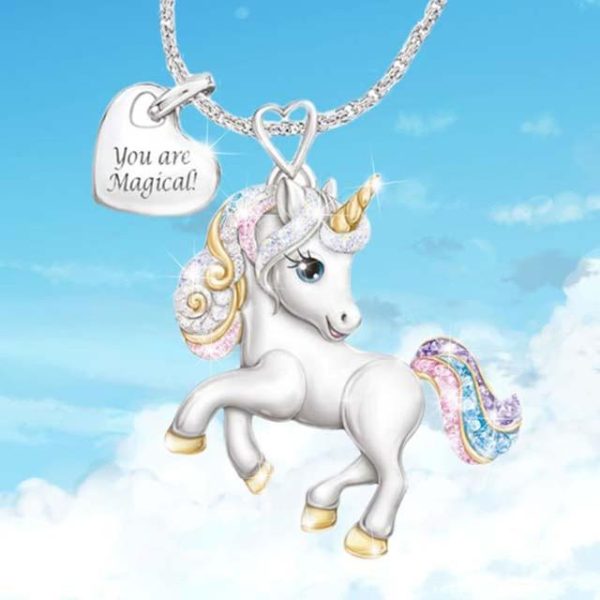 Rainbow Unicorn Necklace - Image 2