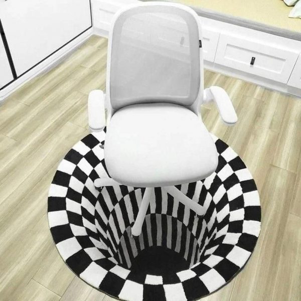 Vortex Illusion Rug Carpet
