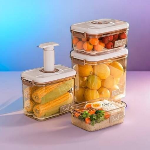 Food Saver Containers Vacuum Sealed Storage Box