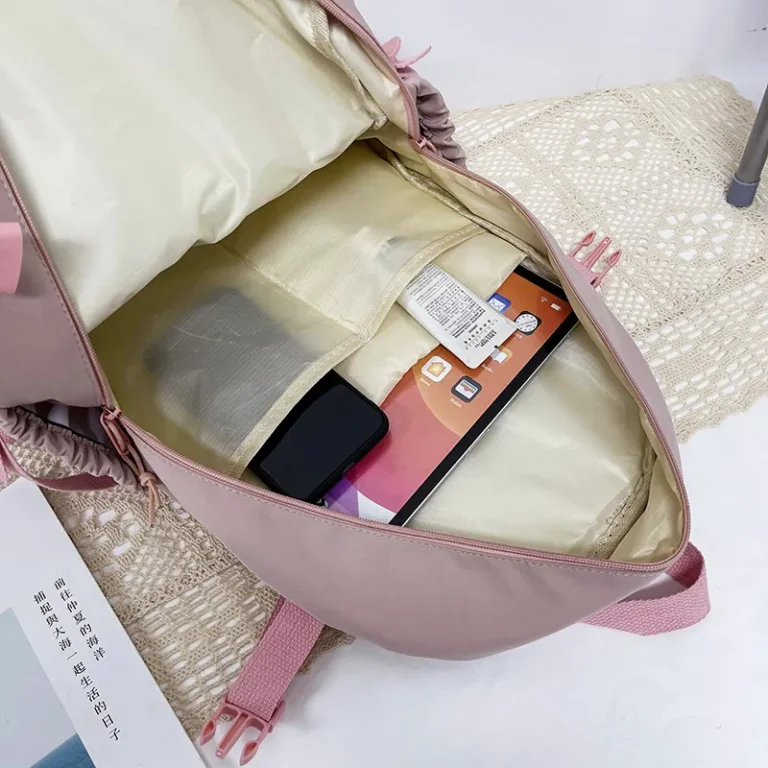 Cute Waterproof Nylon Backpack - Image 5