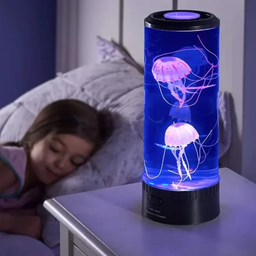 Color Changing Jellyfish Lamp USB/Battery Powered Table Night Light