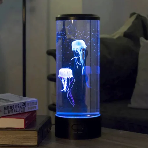 Color Changing Jellyfish Lamp USB/Battery Powered Table Night Light - Image 3