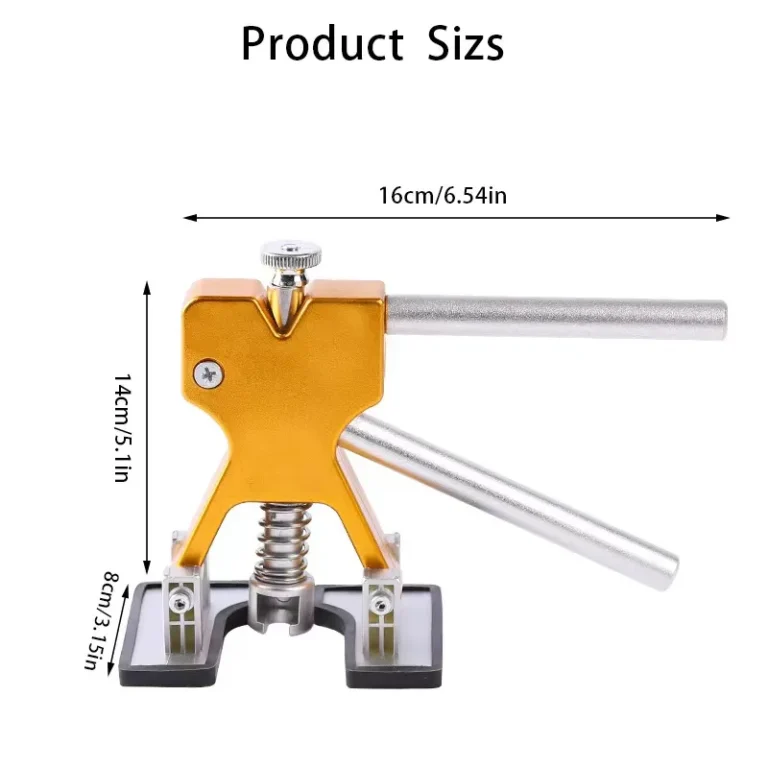 Car Body Sheet Metal Paintless Dent Plastic Puller Kit Suction Cup Set - Image 3