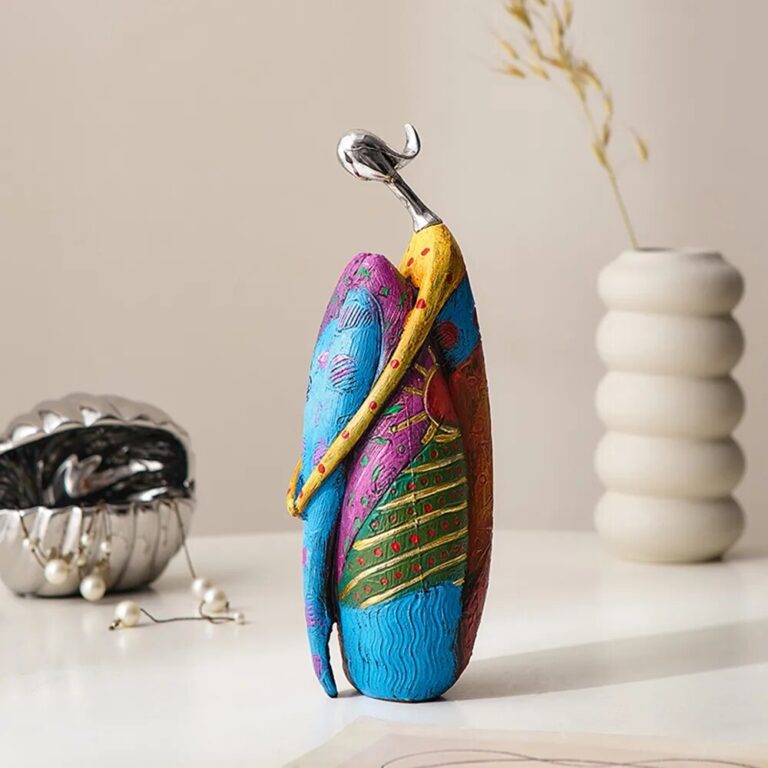 Nordic Creative Colorful Abstract Home Decoration Figure Sculpture - Image 4
