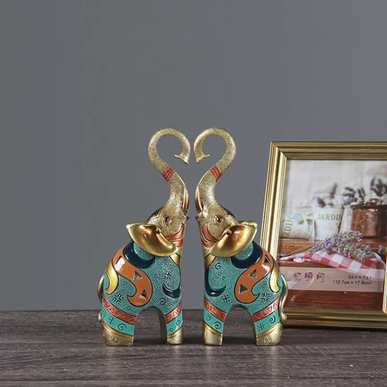 Good Luck Elephant Statue Decorations For Home