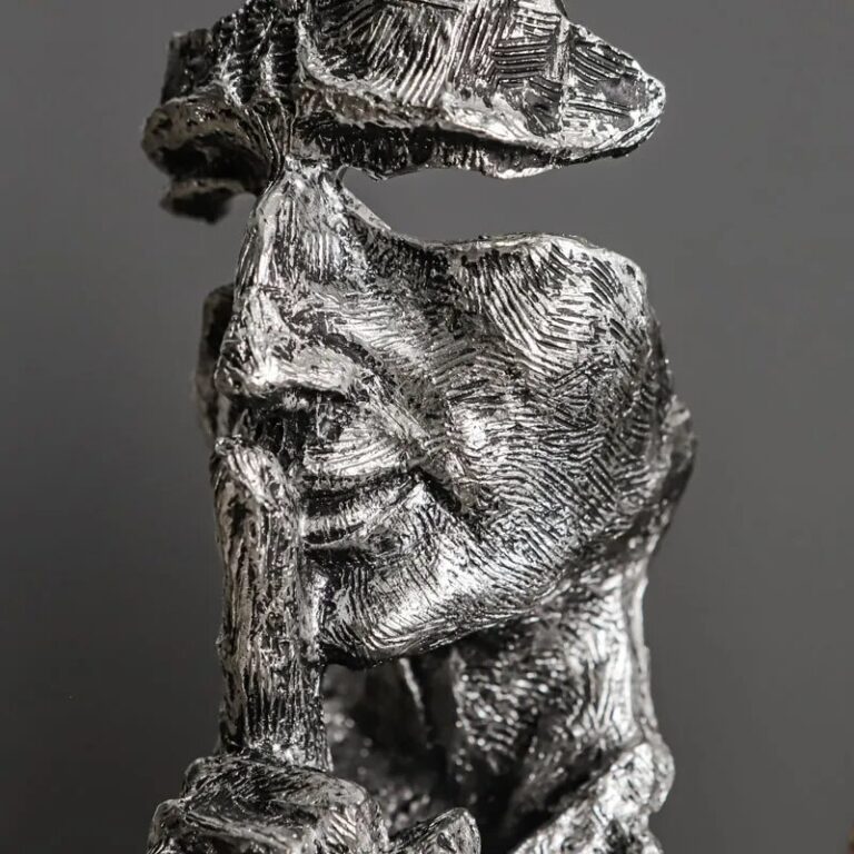 ARTLOVIN Vintage Thinker Figurine Abstract Face Art Sculpture - Image 5