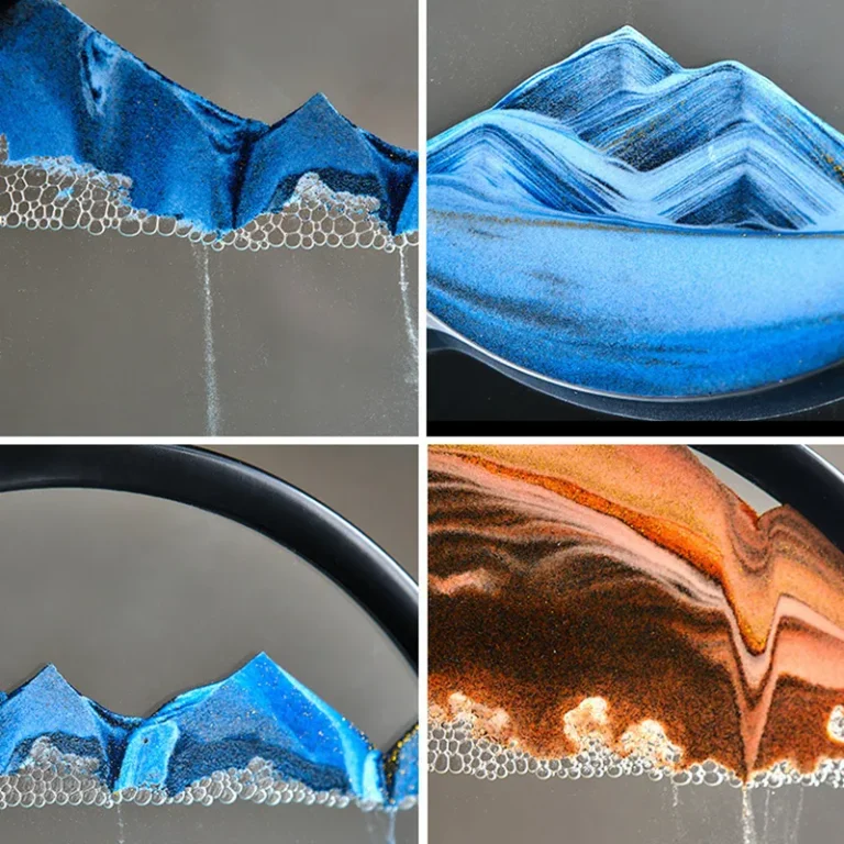 3D Moving Sand Art Lamp Led Night Light - Image 4