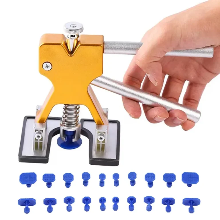 Car Body Sheet Metal Paintless Dent Plastic Puller Kit Suction Cup Set