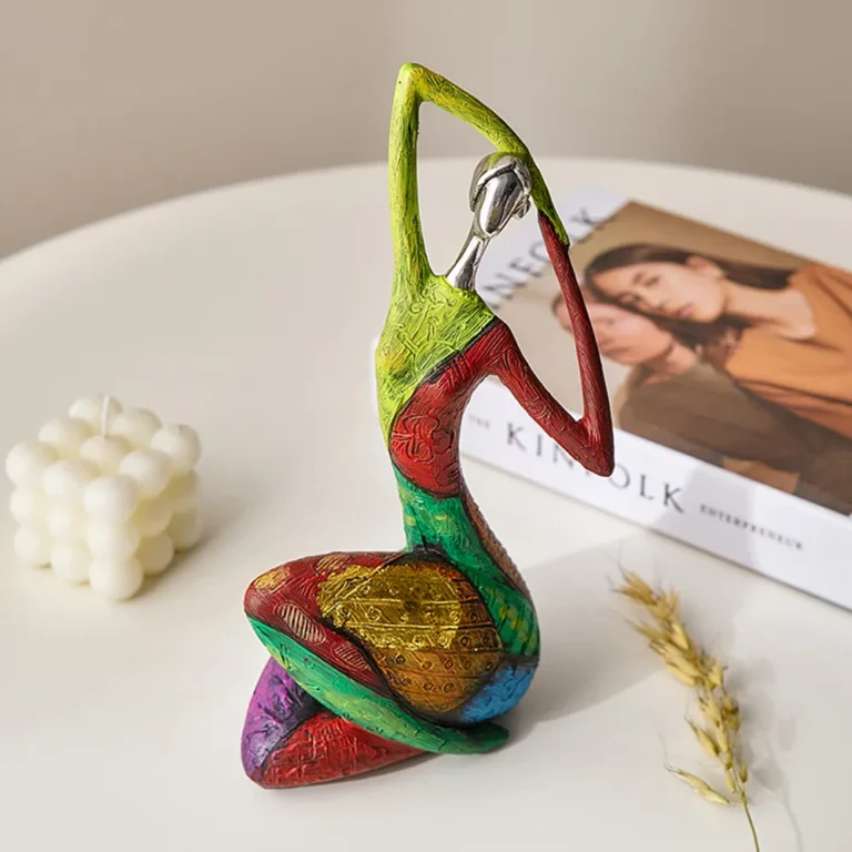 Nordic Creative Colorful Abstract Home Decoration Figure Sculpture - Image 2