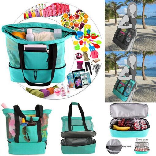 Portable Large Picnic Cooler Tote Bag