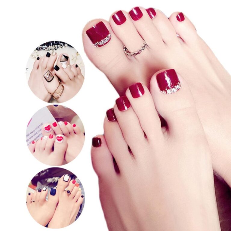 Press On Toe Nail Gel Stickers