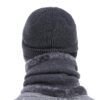 Warm Beanie Cap With Scarf
