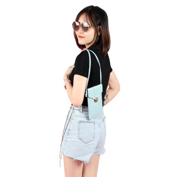 Touchscreen PU Leather Mobile Phone Purse - Image 3