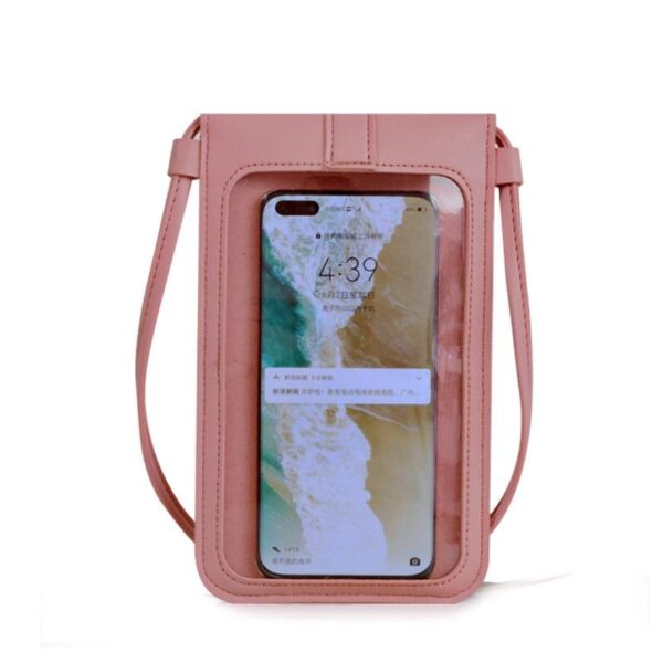 Touchscreen PU Leather Mobile Phone Purse - Image 2