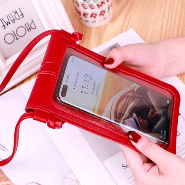 Touchscreen PU Leather Mobile Phone Purse - Image 6