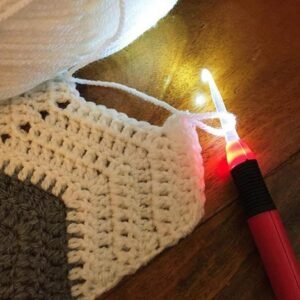 USB Rechargeable LED Lighted Crochet Hooks