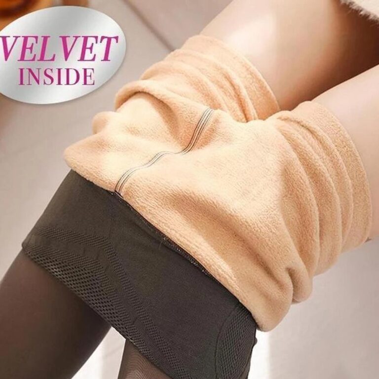 Flawless Legs Fake Translucent Warm Fleece Pantyhose - Image 6