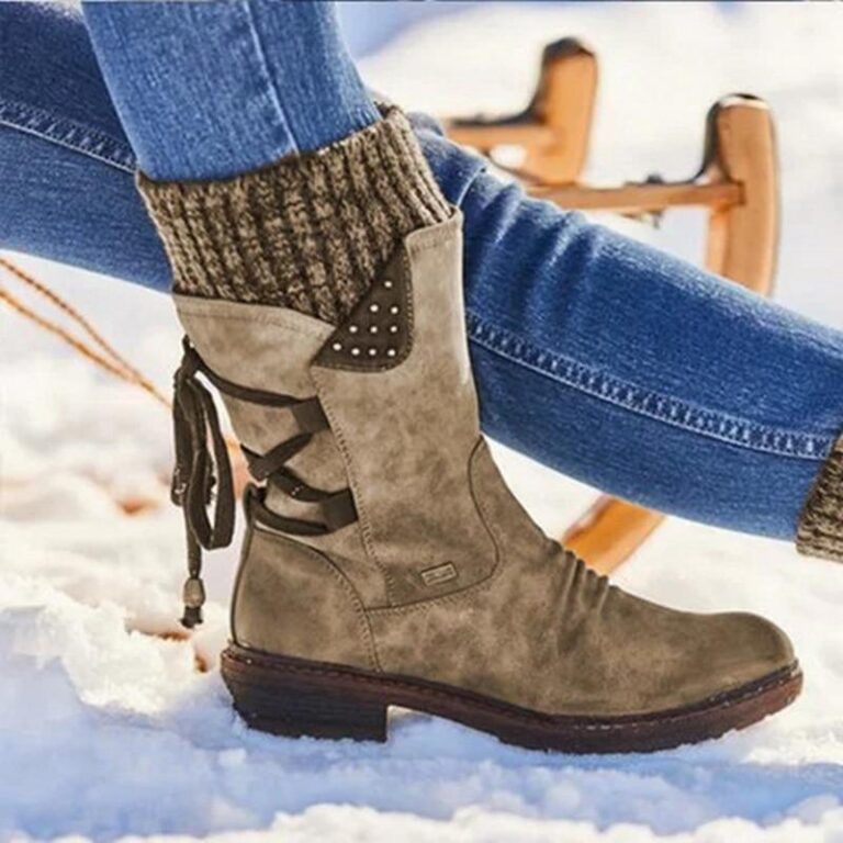 Women's Winter Warm Lace Up Snow Boots