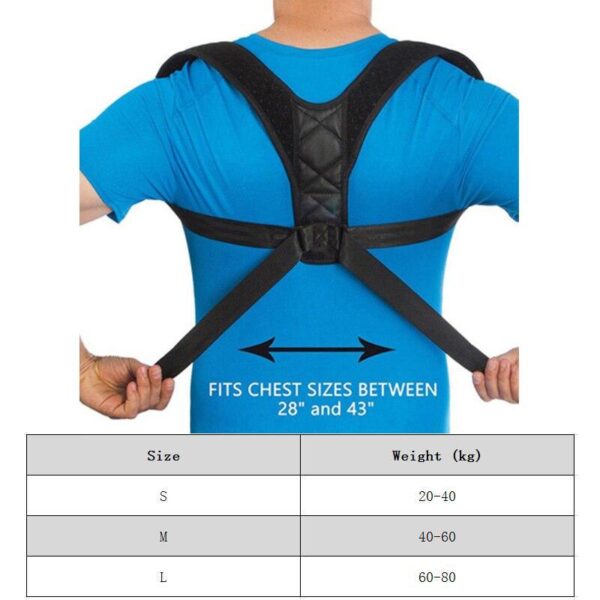 Posture Corrector Back Brace Slouch Fixer - Image 7