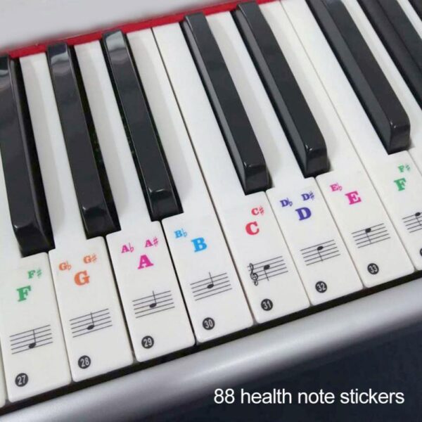 Removable Piano Key Stickers - Image 3