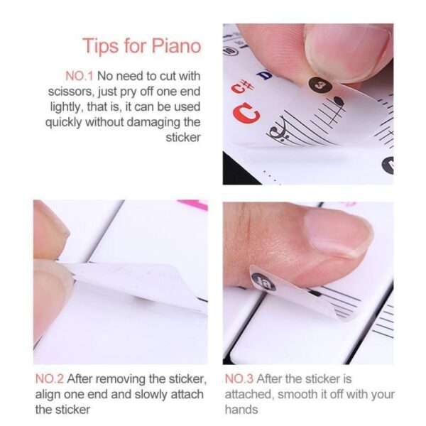 Removable Piano Key Stickers - Image 5