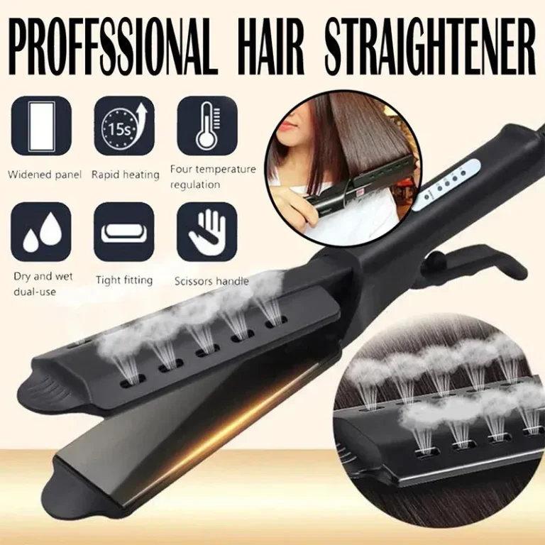 2 in 1 Curling and Straightening Professional Hair Straightener